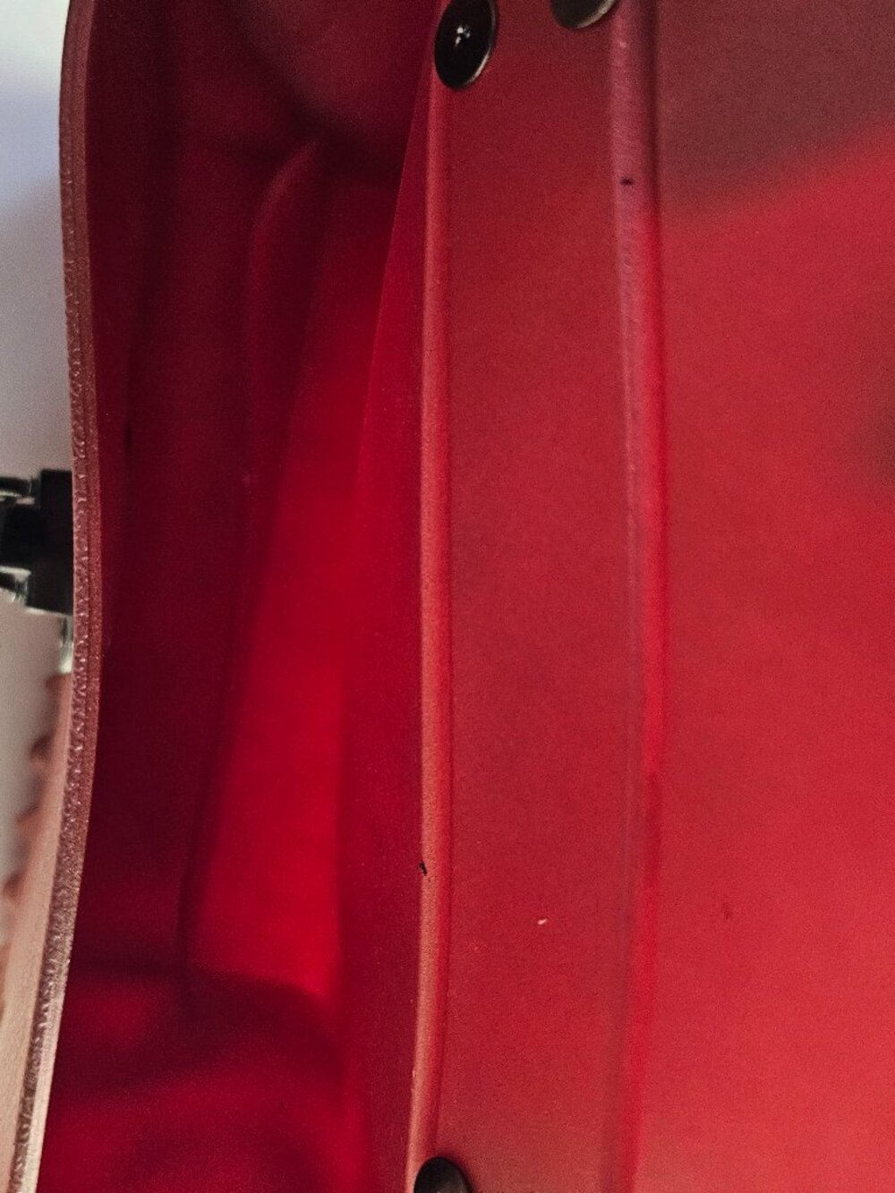 Pink‑Burgundy Jelly Studded Crossbody / Top‑Handle Bag - Picture 9 of 9
